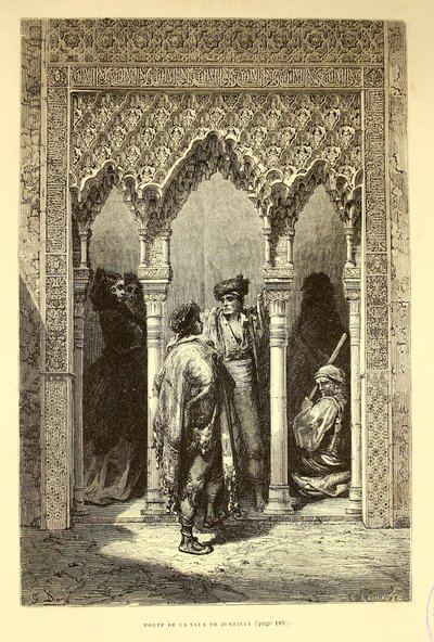 Puerta de la Sala de Justicia de Gustave Dore